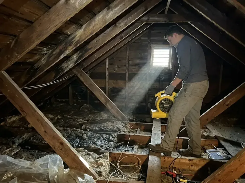 attic-water-damage-drying-proc-007 — frequently asked questions, Emergency Water Extraction & 24/7 Flood Response in Poplar…